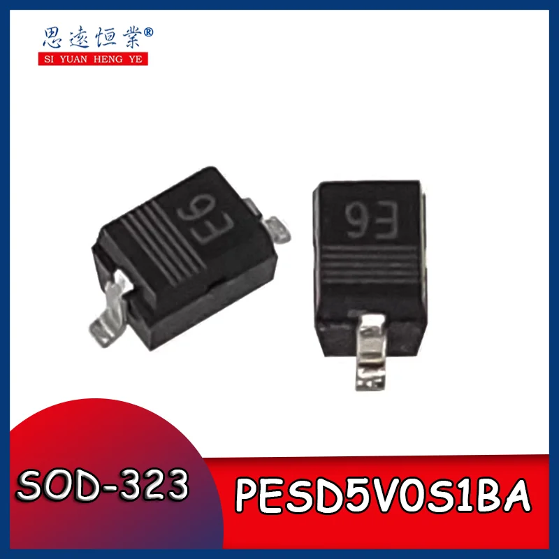 

10PCS PESD5V0S1BA brand new original silk-screened E6 SOD-323 0805 5.0V surface mount ESD diode