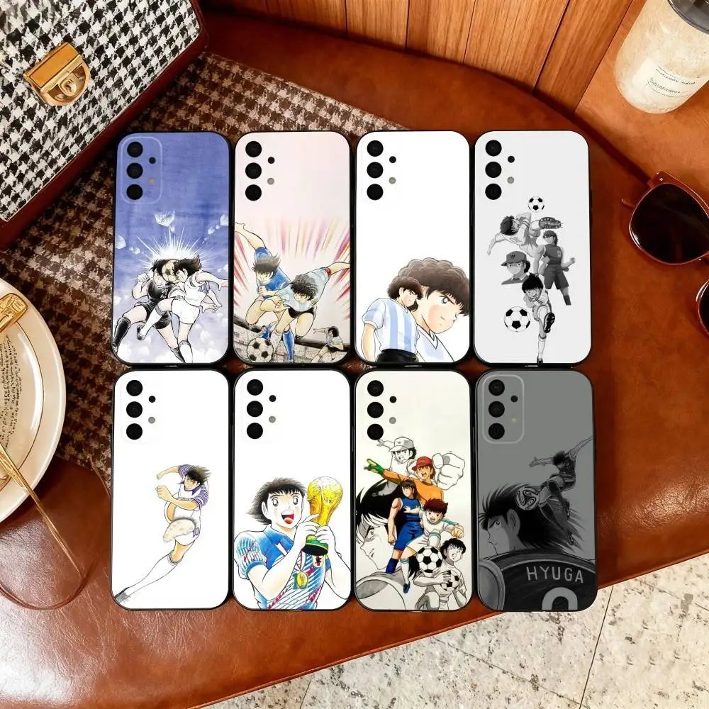 

C-Comic C-Captain T-Tsubasas Phone Case For Samsung Galaxy A73,A72,A71,A70,A53,A52,A51,Soft Silicone Black Cover