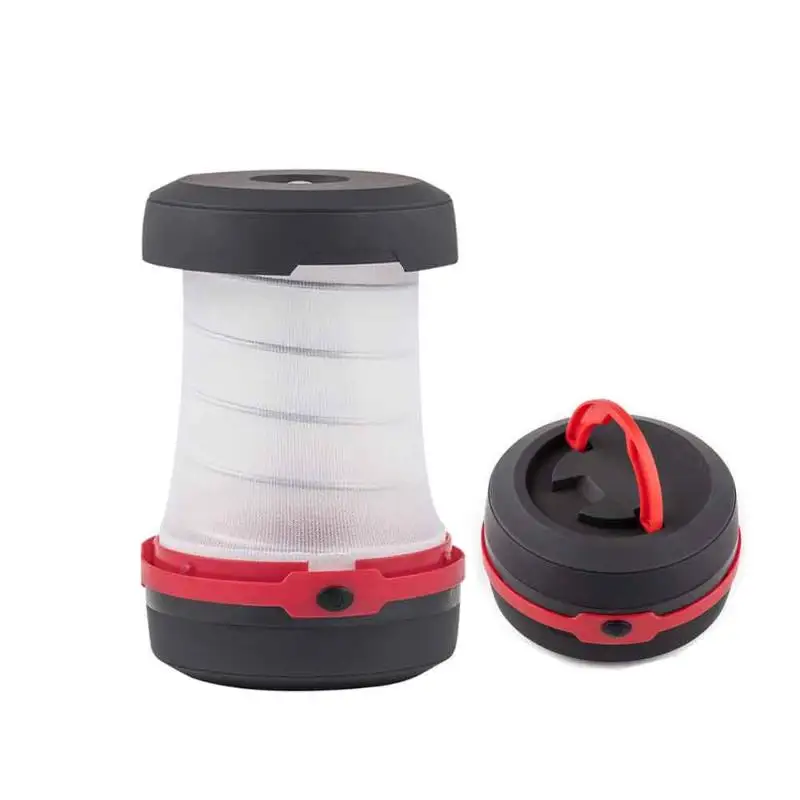 Portable Telescopic Foldable LED Camping Light - Emergency Night Tent Light with AA Battery Compatible (Batteries Not Included)