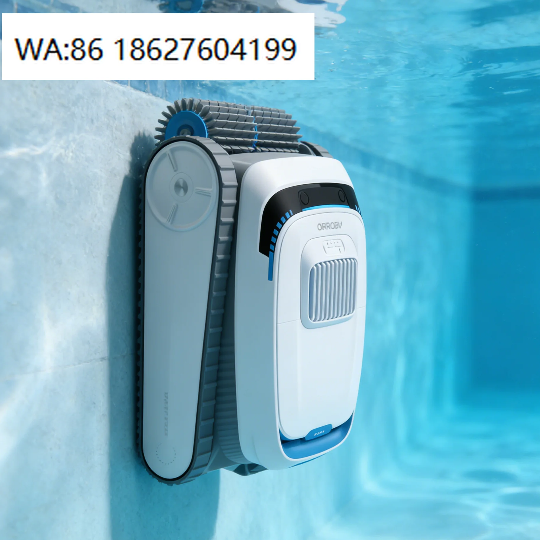 For Automatic Pool Cleaner High Quality Clean Pool Floor Wall Smart Automatic Cordless Garden Swimming Pool Cleaner with Strong