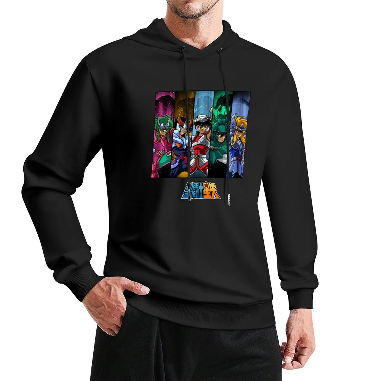 

Knights of the Zodiac 2 Pullover Hoodie mens clothing men's winter sweater men's clothes men's oversize hoodie