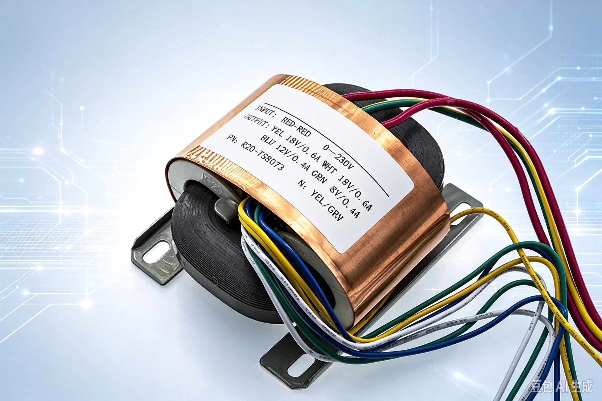 Transformer for 30W R-core Transformer, Dual18V Single12V Single8V, for PCM1794 Decoder Board