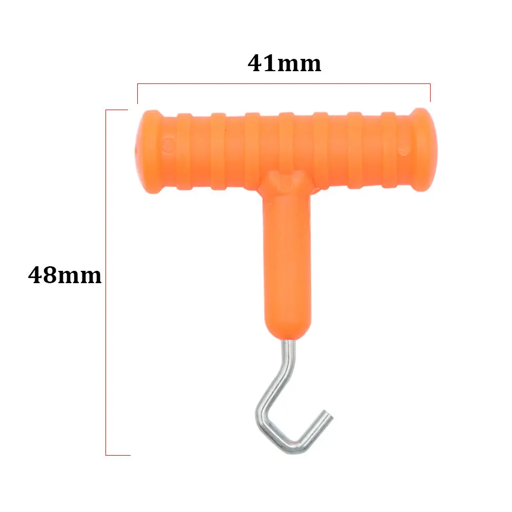 2 outils de pêche à la carpe, plate-forme de cheveux, outil d\'extraction de nœuds pour la pêche, équipement de nouage avec hameçon, accessoires