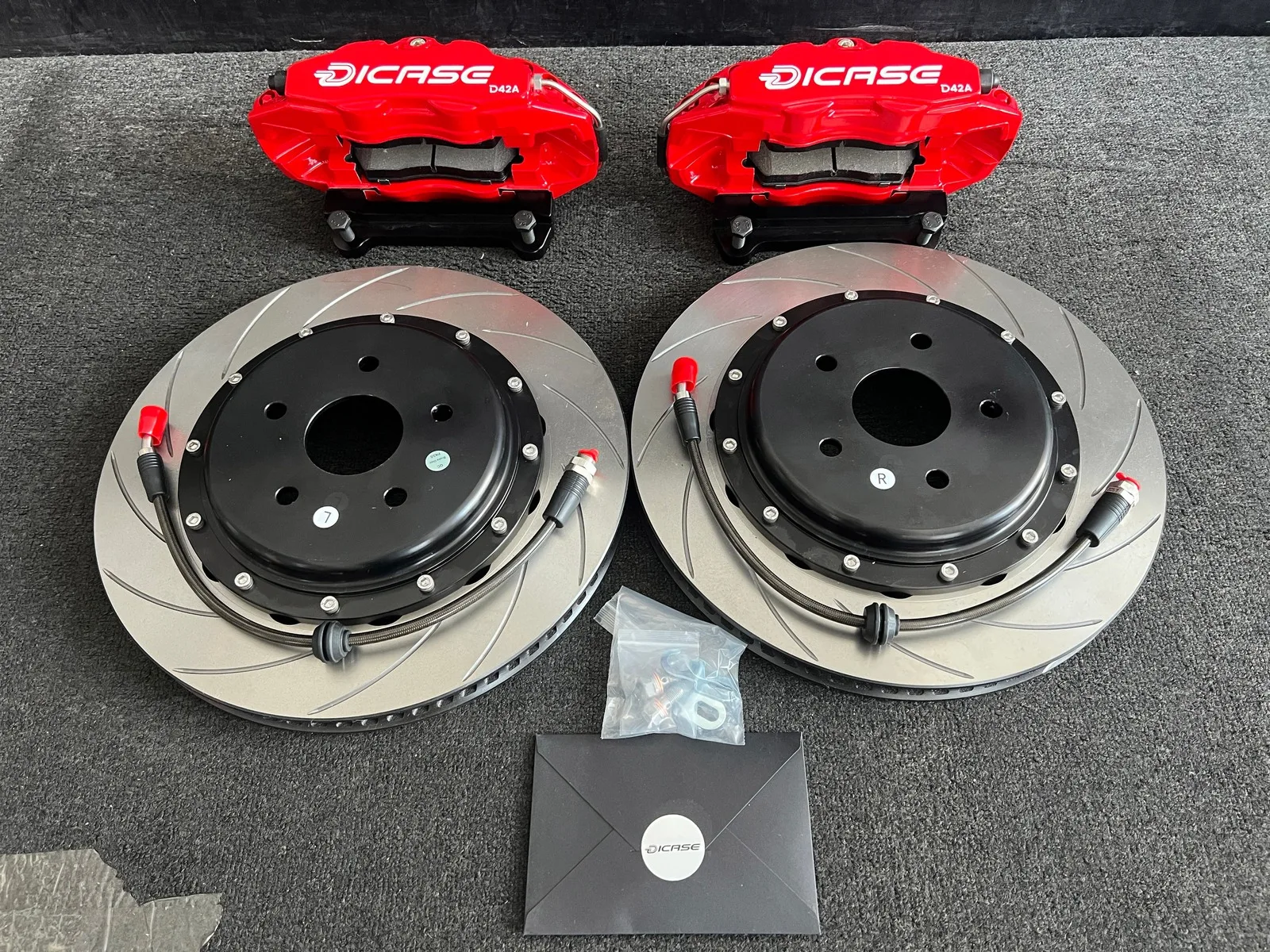 

High Quality D42 Steel Disc Rear 380X28 4-piston brake caliper kit fits for BMW 7 Series (G11) 2014+