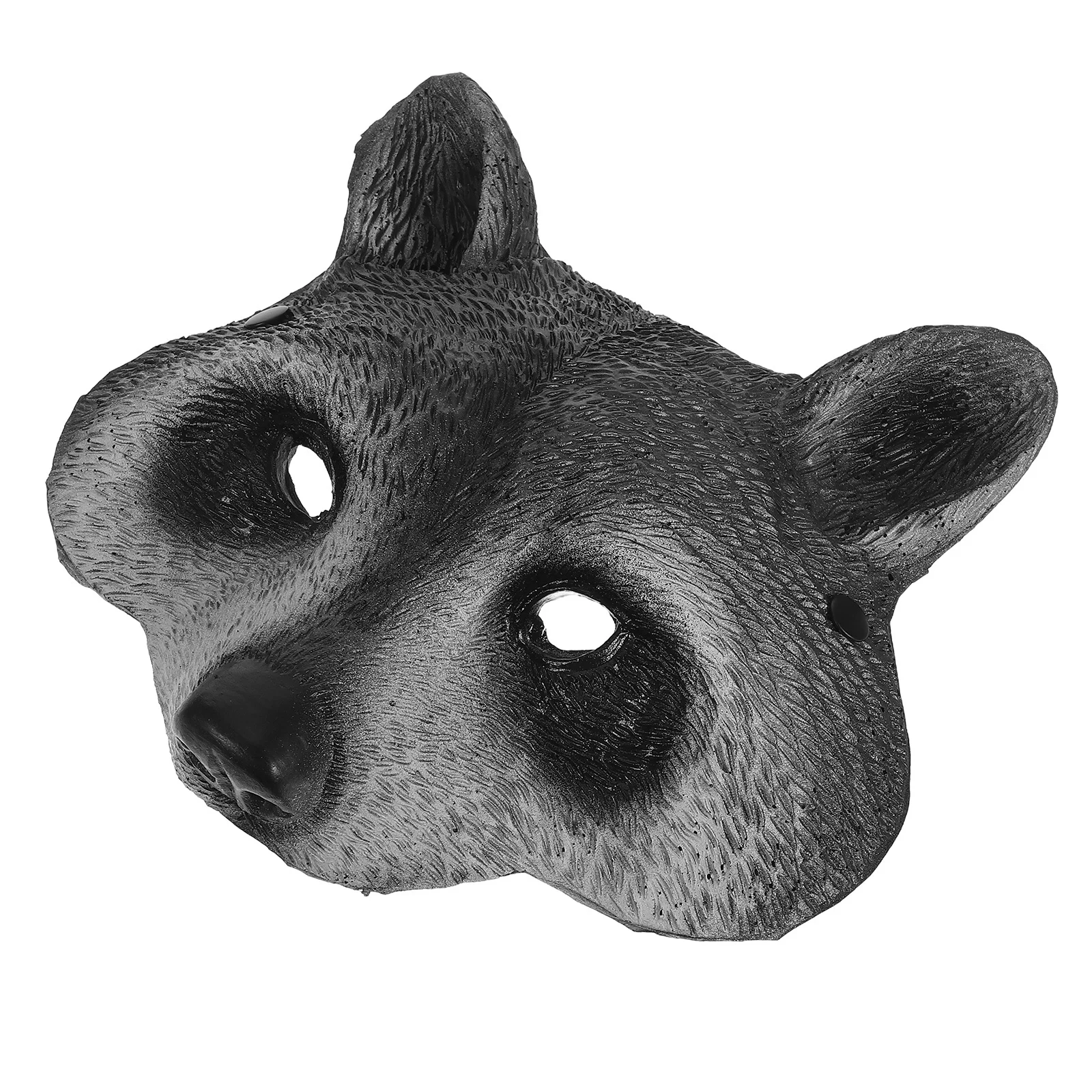 

Halloween Raccoon Mask Realistic Animal Face PU Foam Mask Breathable Comfortable for Cosplay Masquerade Parties