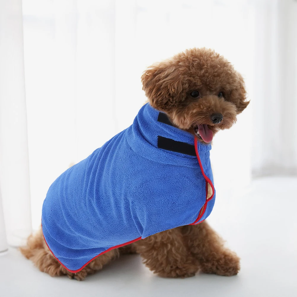 

Pet Bathrobe Absorbent Comfortable Fast Drying for Large Small Dogs Cats Dog Towel Robe for Drying Pets Bathrobe (M)