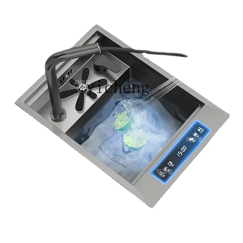 

Xl Disinfectant Fluid Catalyst Sink 304 Stainless Steel Hidden Bar Counter Middle Island Nano Washing Basin