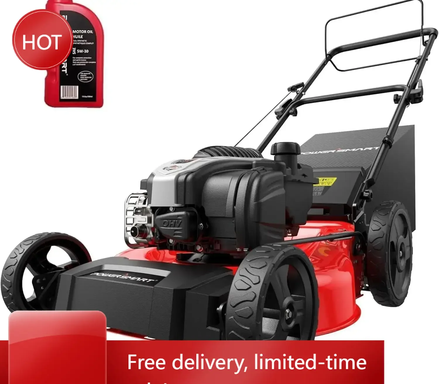 

Горячая распродажа: Настраиваемая 21-дюймовая газонокосилка с двигателем B&S, 3-в-1 (сбор травы/мульчирование/задний выброс), самоходная, 6 режущих ножей