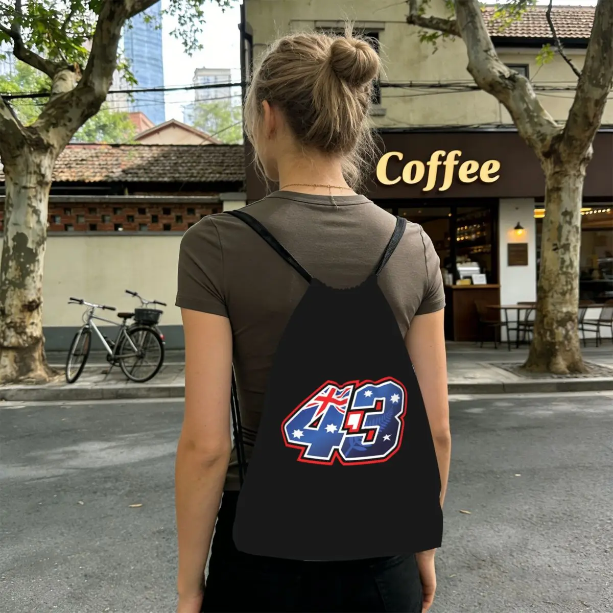 Jack Miller Number 43 Australia Backpacks Fashion Drawstring Bags Shoes Bag Book Bags for Man Woman Students