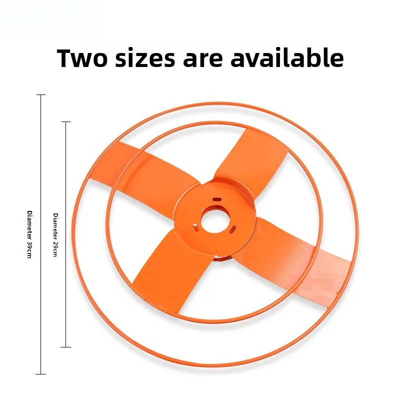 Cutting and irrigation machine blade Lawn Mower Seedling Protector Set | Curved/3 - Tooth Blades for Precise Trimming