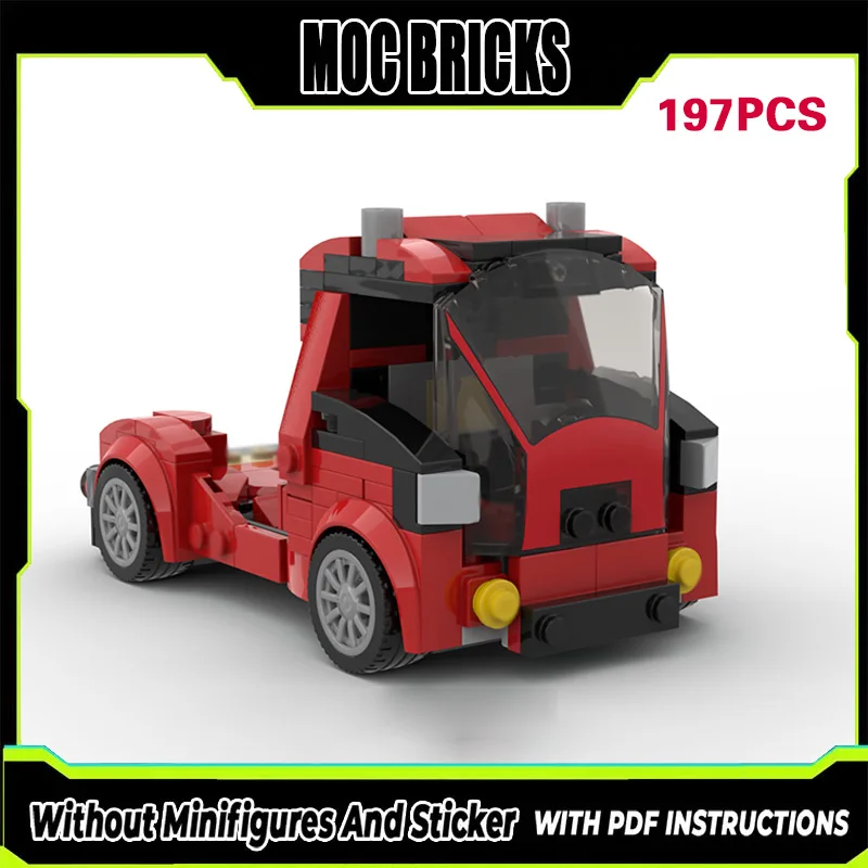 

City Car Model MOC Building Bricks Classic Heavy-Duty Truck Modular Technology Gifts Holiday Assemble Children Toys Suit