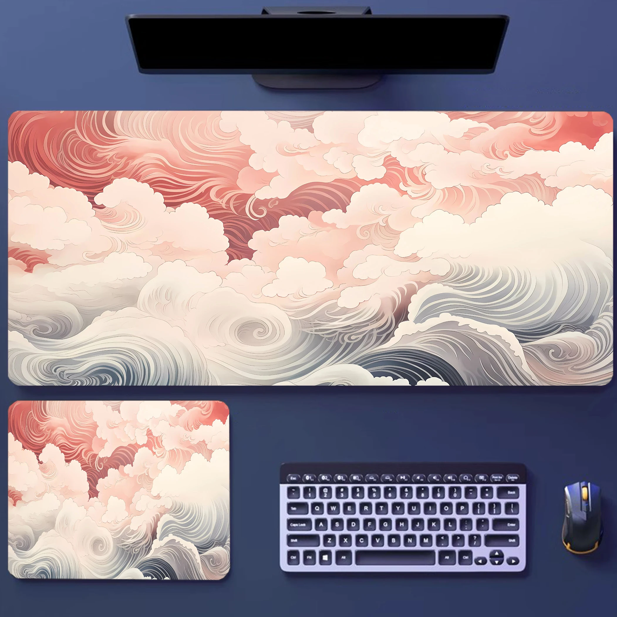 

Great Wave Art 80x30cm Mouse Pad Computer Laptop Anime Keyboard Mouse Mat Large Mousepad Keyboards Gamers Decoracion Desk Mat