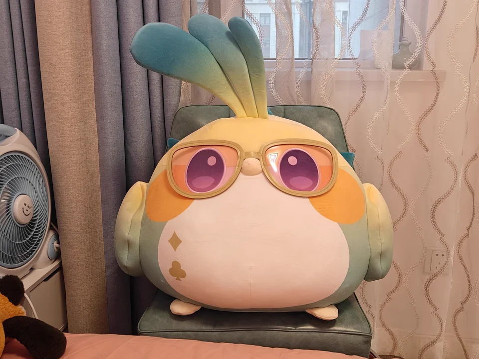 【ของแท้】Robin BirdหมอนMiHoYo Original Merch Honkai Star Rail Aventurineจี้Theme Impression Serie Key Chainคอสเพลย์