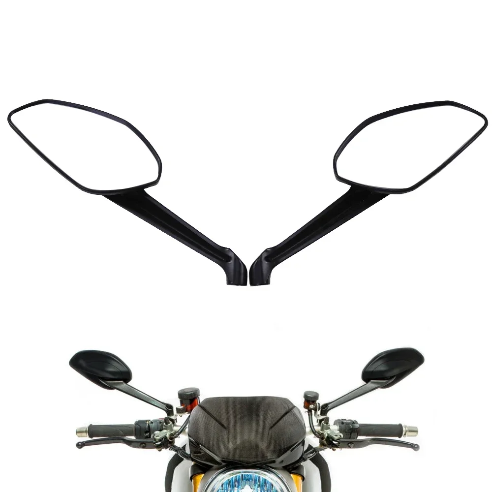 

Motorcycle Left Right Rear View Mirror Side Wing Mirrors Fit For Ducati Diavel 14 Monster 821 1200 1200S 821 Dark