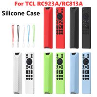 For TCL RC923A/RC813A Silicone Remote Control Case Anti-Scratch Remote Control Protect Case Drop-Proof RC Cover TV Supplies Tool