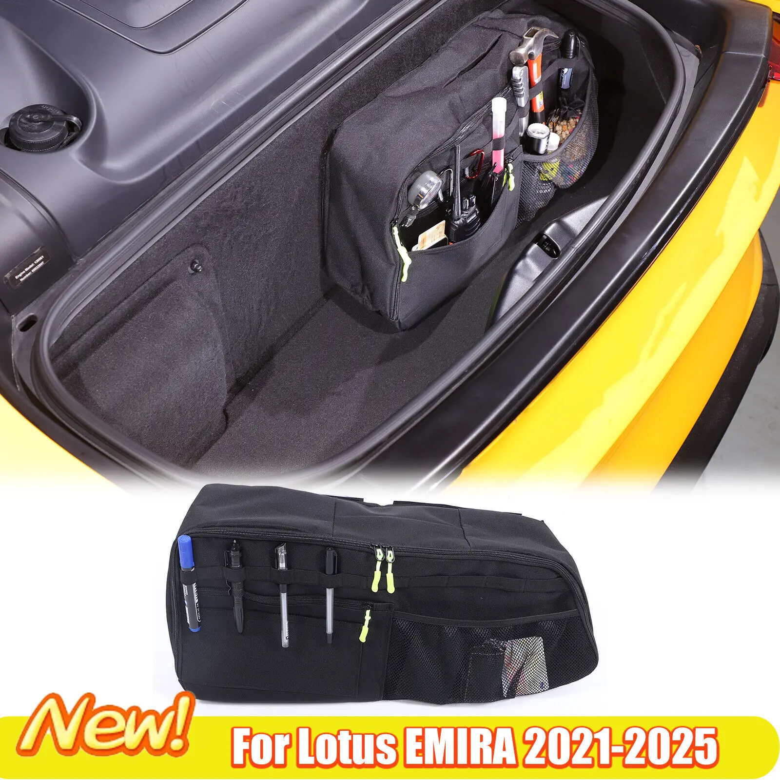 

Oxford Cloth Car Trunk Storage Bag Clean Tidy Convenient Accessories For Lotus EMIRA 2021-2023 Car Seat Back Storage Bag Pocket