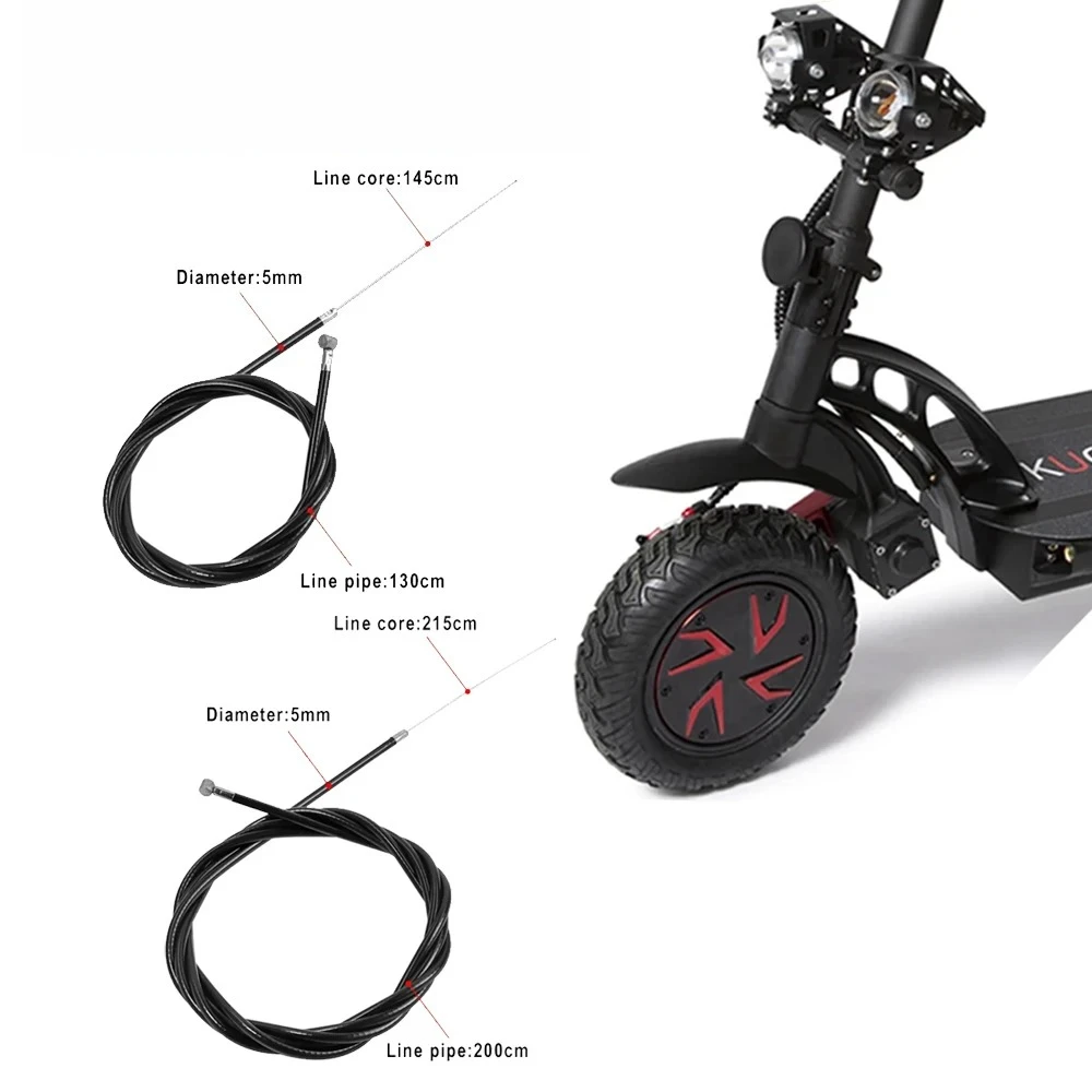 Bremskabelleitung vorne und hinten für KUGOO G-Booster/G2 Pro Elektroroller Ersatzteile Bremsdraht Reparaturzubehör