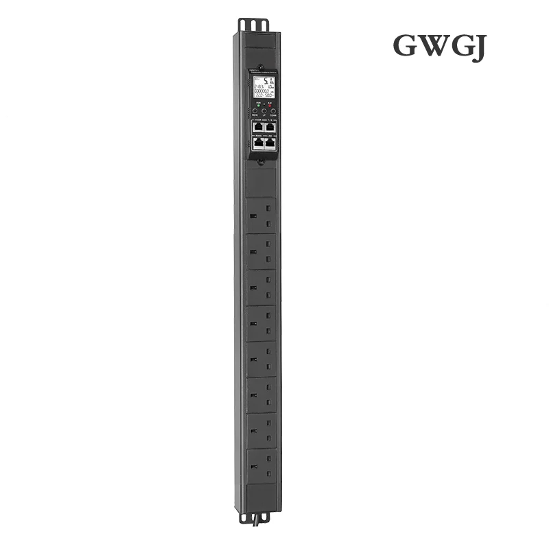 

PDU POWER SOCKET Monitoring Switched Rack PDU Power Socket 8-bit UK SNMP485 Interface Telnet Command Line Voltage