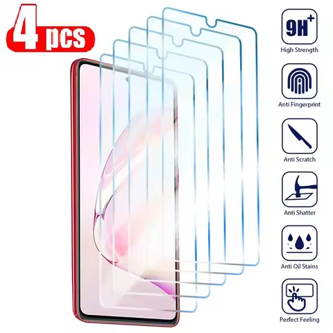 4Pcs Tempered Glass For Samsung A41 A33 A30S A24 A23 A22 A20 4G 5G Screen Protector Protective Glass