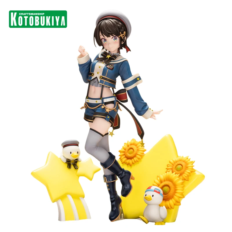 

Genuine Original KOTOBUKIYA hololive Oozora Subaru Suspenders Action Anime Figure 25cm PVC Collectible Doll Ornament Toy Gifts