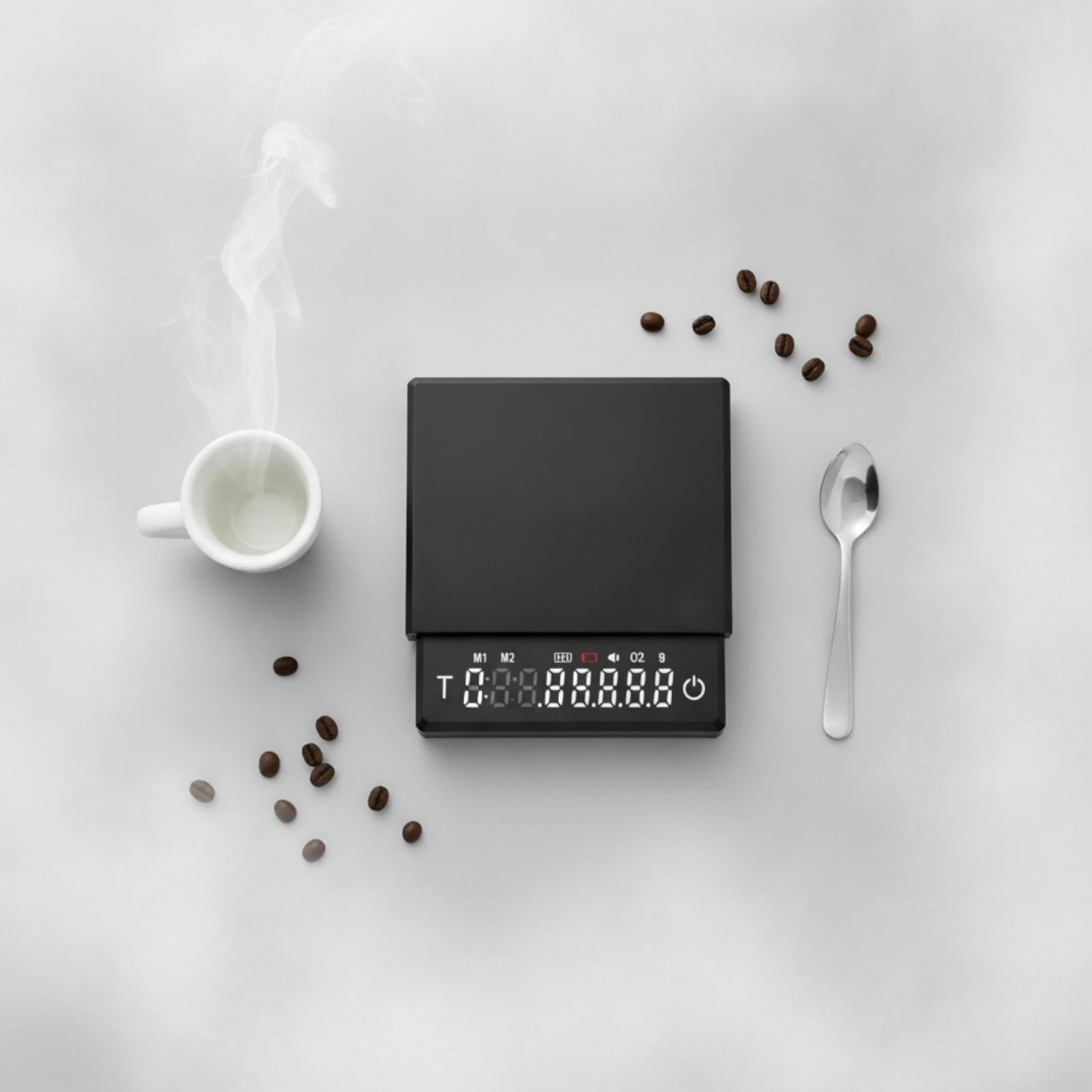 Coffee Scale with Touch Control Electronic Coffee Scale with Timer Water-Resistant High Precision for Baristas, Pour Over