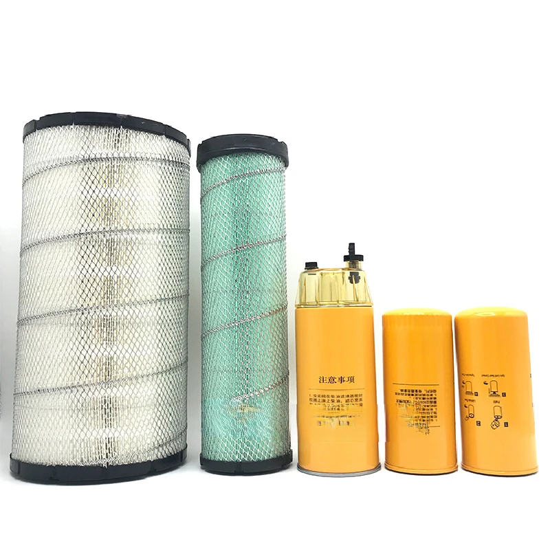 

For Vol-vo EC200 205d 210 240 oil filter diesel air oil-water separator paper diesel excavator accessories