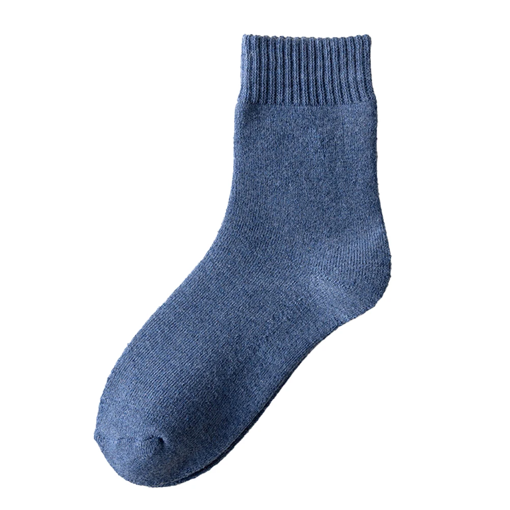 COZY ในร่ม Plush ถุงเท้าในร่มขนแกะถุงเท้าชั้น Plush Home Sleep ถุงเท้าสีต่างๆบ้านผ่อนคลายใช้