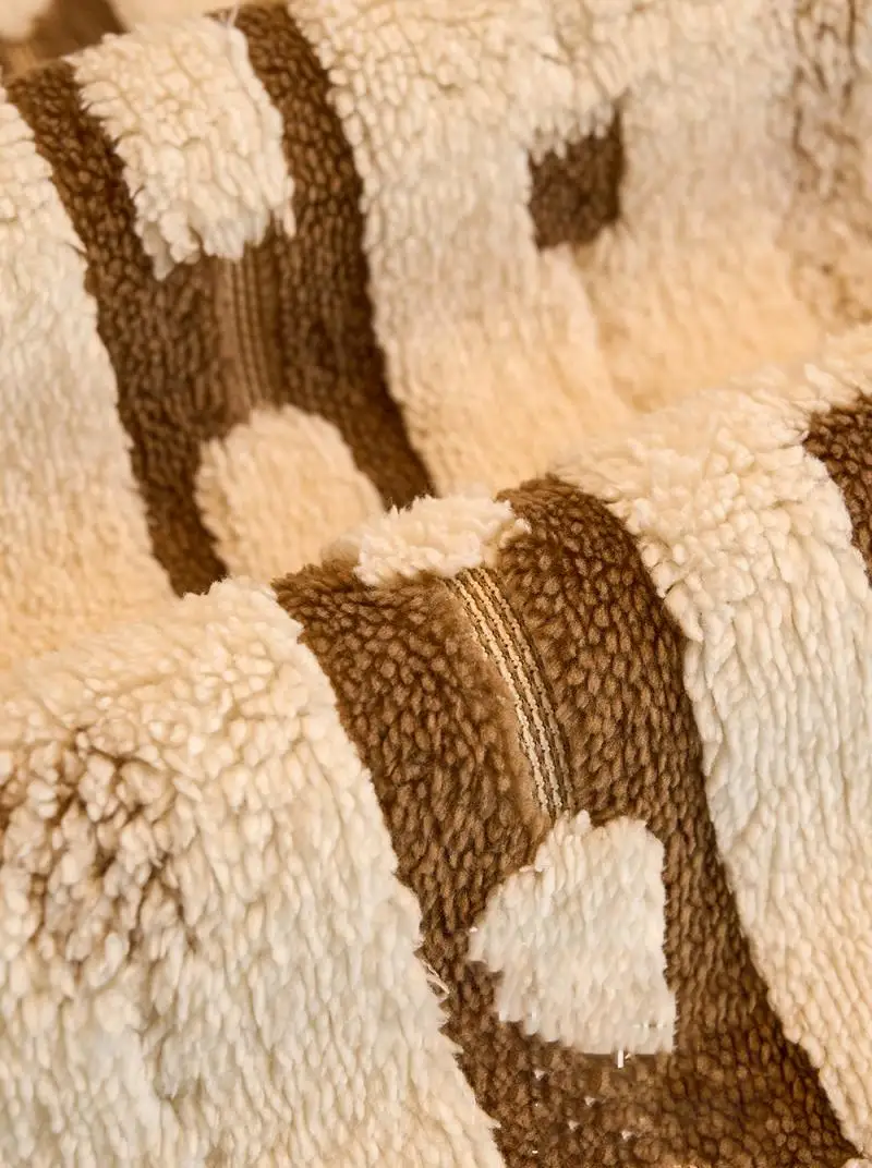 Winter-Baumwoll-Fleece-Sofakissen mit gerader Reihe, einteiliger, verdickter, universeller Sofabezug, warmer, weicher Sofabezug aus Stoff – Detail 7