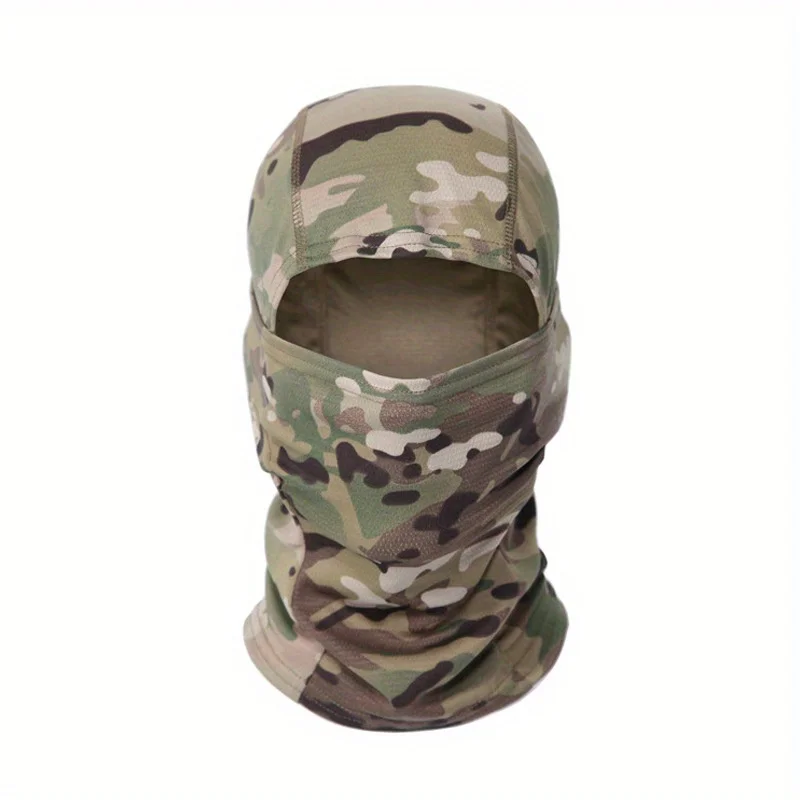 

Camouflage Tactical Balaclava for Outdoor Skiing Motorcycle Riding Sun Protection Quick Dry Breathable Mask Headscarf Neck