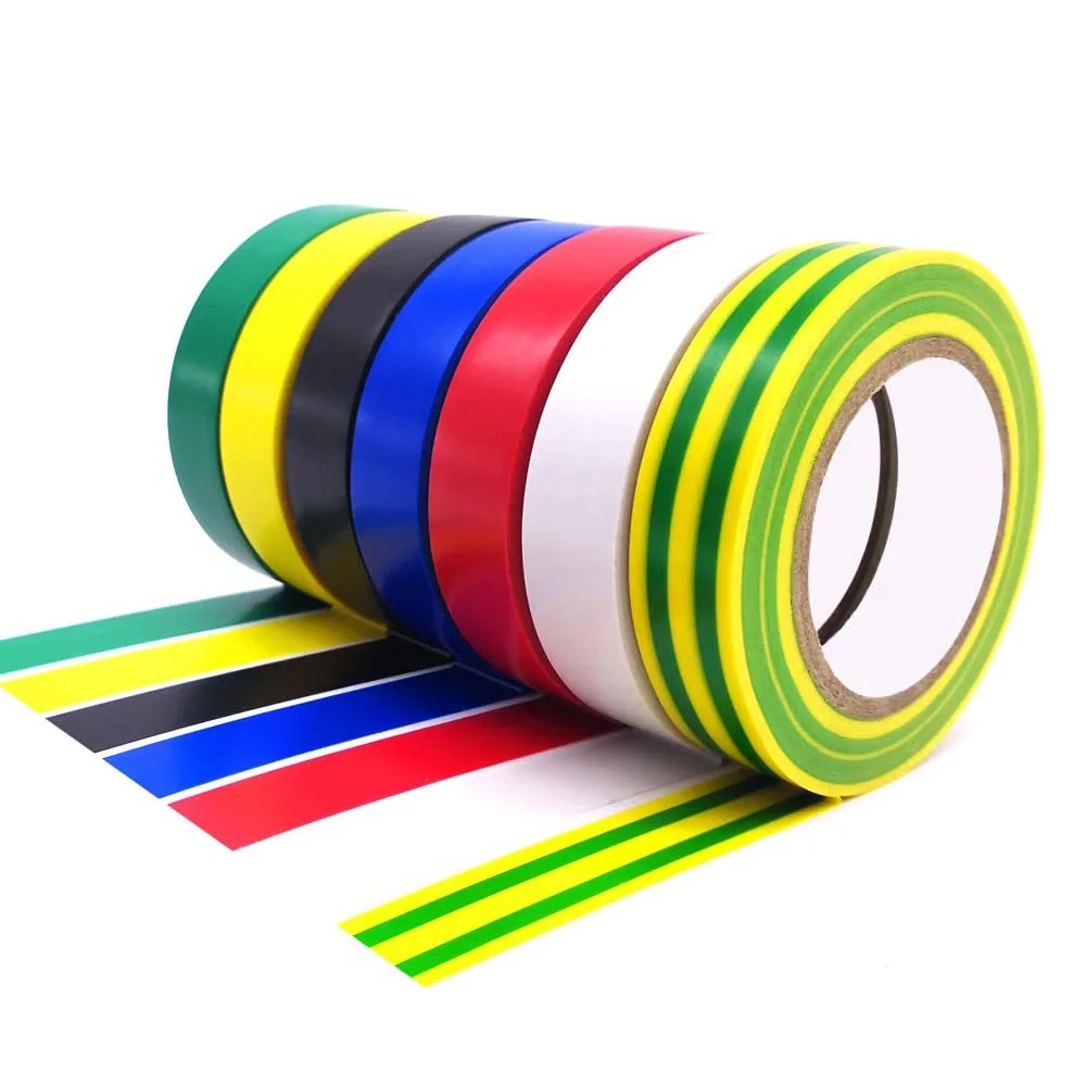 1/2/5PCS Insulation Tape Pvc Electrical Adhesive Tape Flame Retardant Electrical Tape