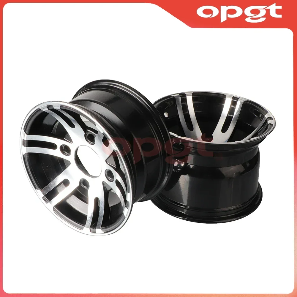 

OPGT ATV Go Kart 10 Inch Aluminum Alloy Wheel Hub Rim Front 20X7-10 21X7-10 23X7-10 Rear 20.5X10-10 22X10-10 20X10-10 Tire