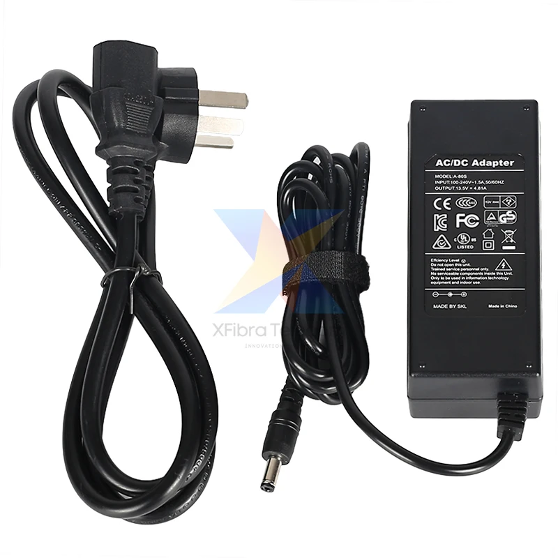 Fiber Fusion Splicer Charger, Power Cord Adapter for A-80S, 81S, FS-60A, 60C, 60E, 60F, Power Supply