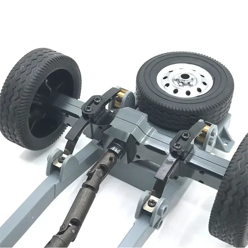 Eje de conducción de Metal mejorado para WPL 1/10 D12 1/16 C14 C24 C34 B14 B24 B16 B36 HengLong RC, accesorios de piezas de coche