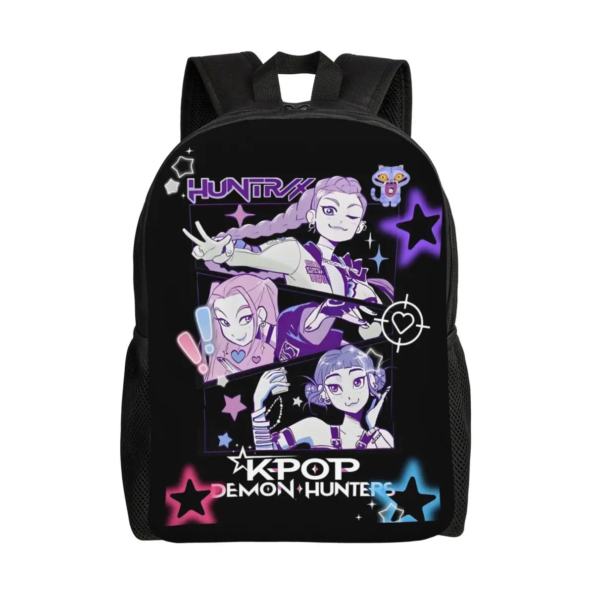 Aangepaste Kpop Hunter Demons Laptop Rugzak Dames Heren Basic Boekentas voor School Student Huntrix Bag