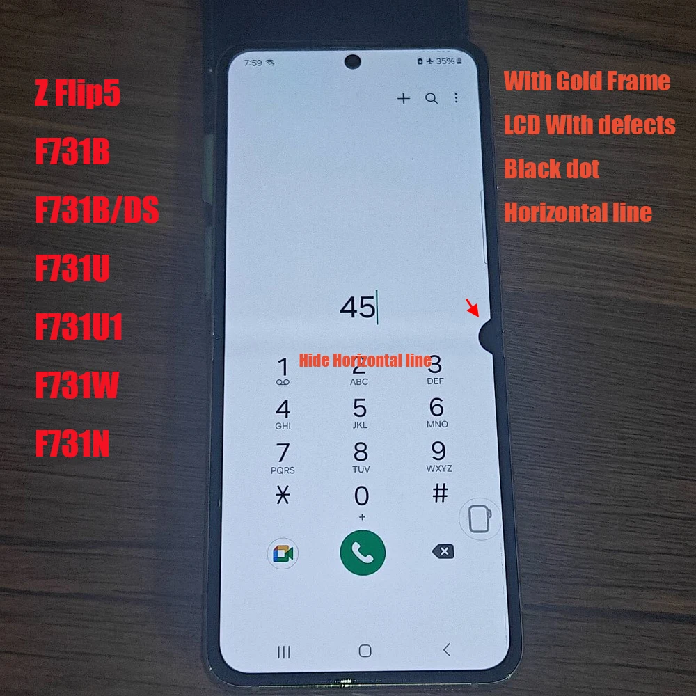 Ecran ZFlip 5 Mon expérience pour remplacer l’écran de mon Samsung Galaxy Z Fold 5 endommagé