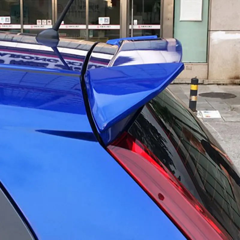 For Honda fit/jazz Spoiler High Quality ABS Material Car Rear Wing Primer Color Rear Spoiler For Honda Fit B Spoiler 2014-2016