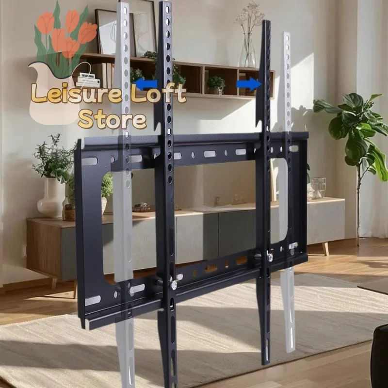 Universal TV Wall Mount for 26-65 Inch Screens - Low Profile Adjustable Bracket, VESA Compatible for Most LCD/LED TVs & Monitors