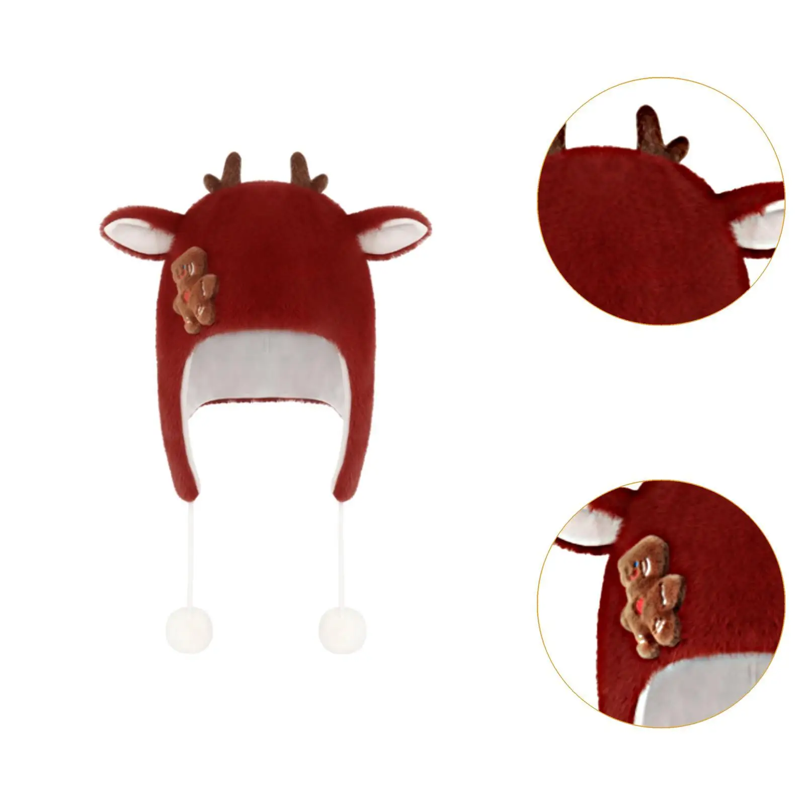 Chapéu de Natal Traje Acessório Decorativo Confortável para Mulheres Chapéu de Natal para