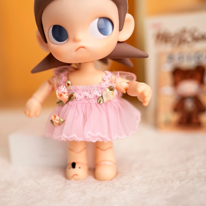로즈 나비 날개 웨딩 드레스 20cm Zsiga BJD 인형 의류 액세서리 드레스 업 변경 의류 선물