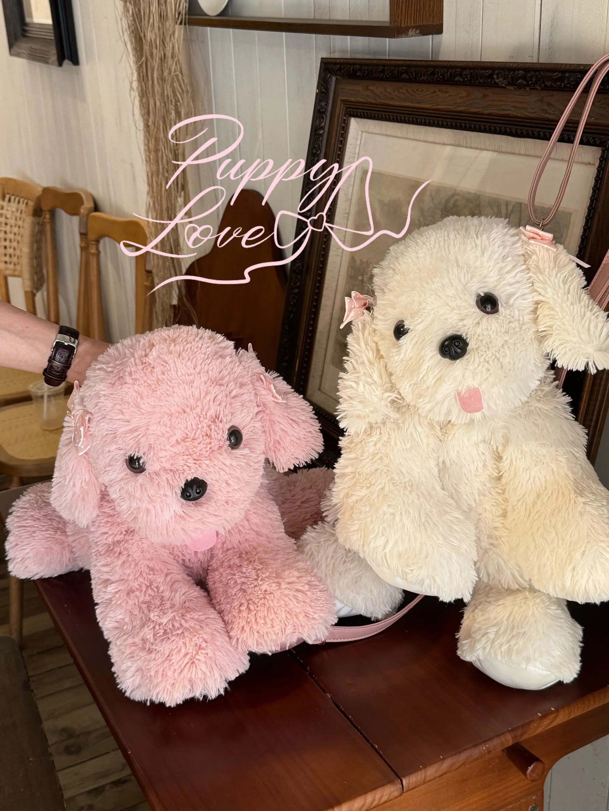 2026 Japanese And Korean Fashion New Cartoon Puppy Doll Design Backpacks Autumn And Winter New Large Capacity Women's Bag Trendy