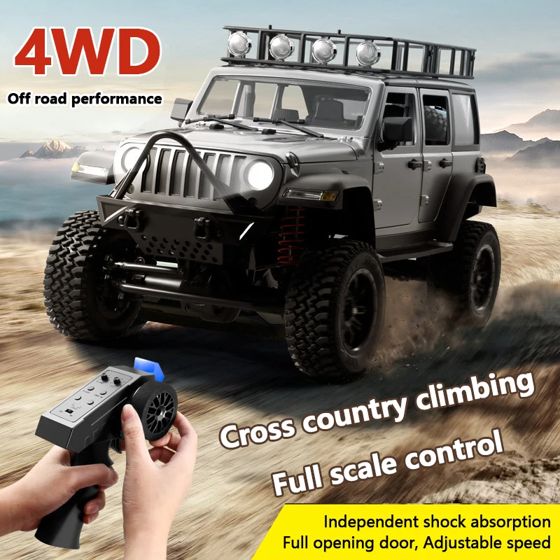 MN MODEL MN128 1/12 RC Car Model Pickup Remote Control Truck Toys With LED 4WD Climbing Off-Road Gifts All Terrain Crawler
