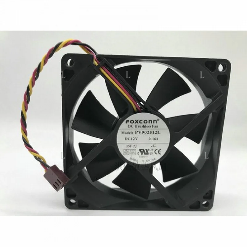 

L для Foxconn PV902512L 9 см 9025 12 В 0,16 А 3-проводной бесшумный вентилятор охлаждения корпуса