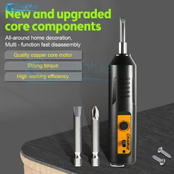 1PC Cordless Electric Screwdriver Lithium Battery Rechargeable Mini Drill 220V Power Tools Set Household Maintenance Repair