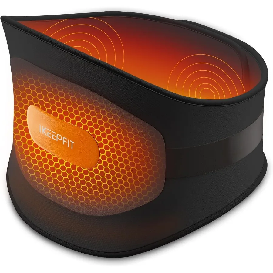 

Portable Cordless Electric Heating Pad with Builtin Massager for Back Pain Relief Menstrual Cramps and Muscle Aches Extra Large