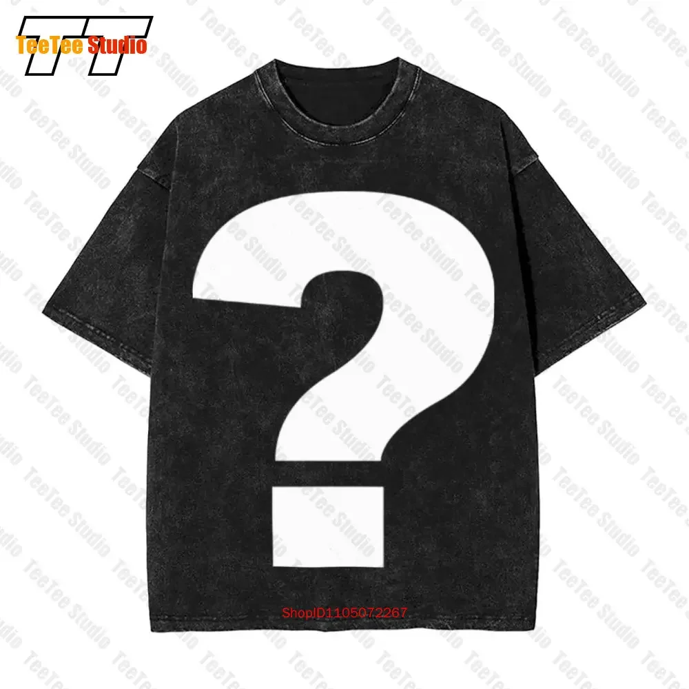 Question Mark Vintage Oversized T-Shirt YK11