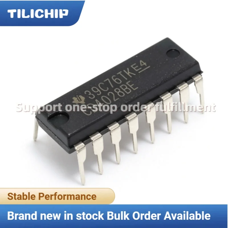 20PCS~100PCS Brand new CD4028 CD4028BE DIP-16 Through-Hole Decimal Decoder Multiplexer Chip Original