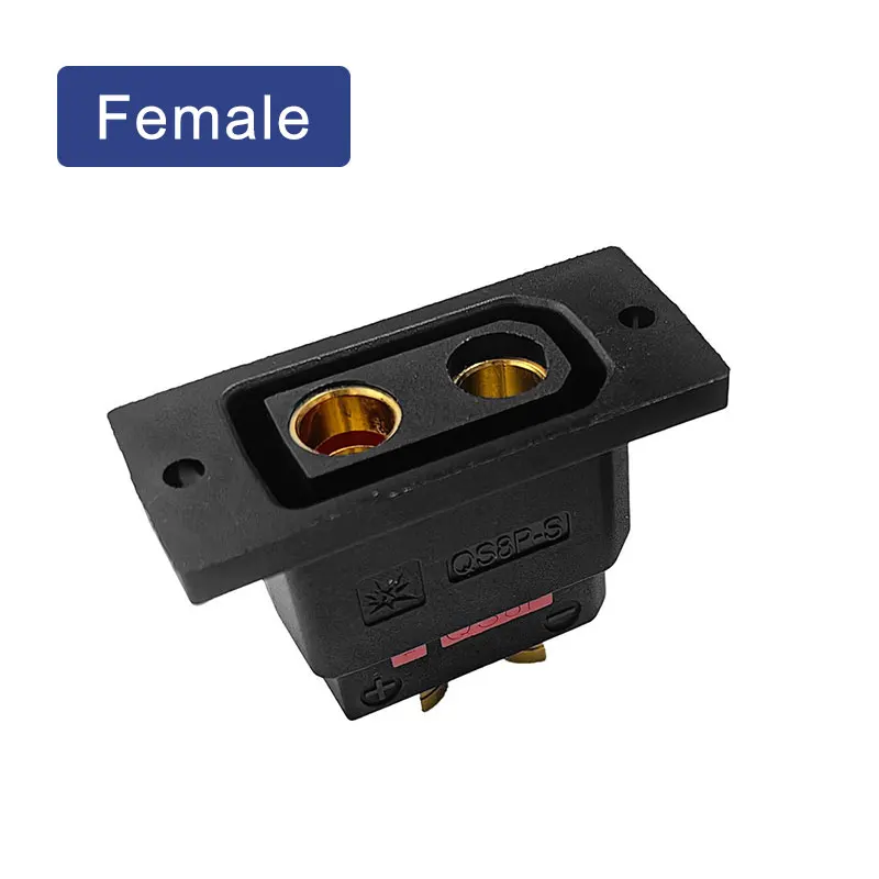 130-180A Male Female Battery Connector for Drone Electric Vehicle QS8P-S High Current Anti Spark Lock Plate Charging Power Plug