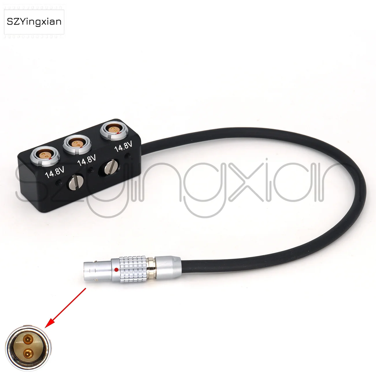 ARRI/SONY Camera 12V 0B 2Pin Power Distributor to 3*0B 2Pin Female  Power Expansion Port Power Distributor 1/4 
