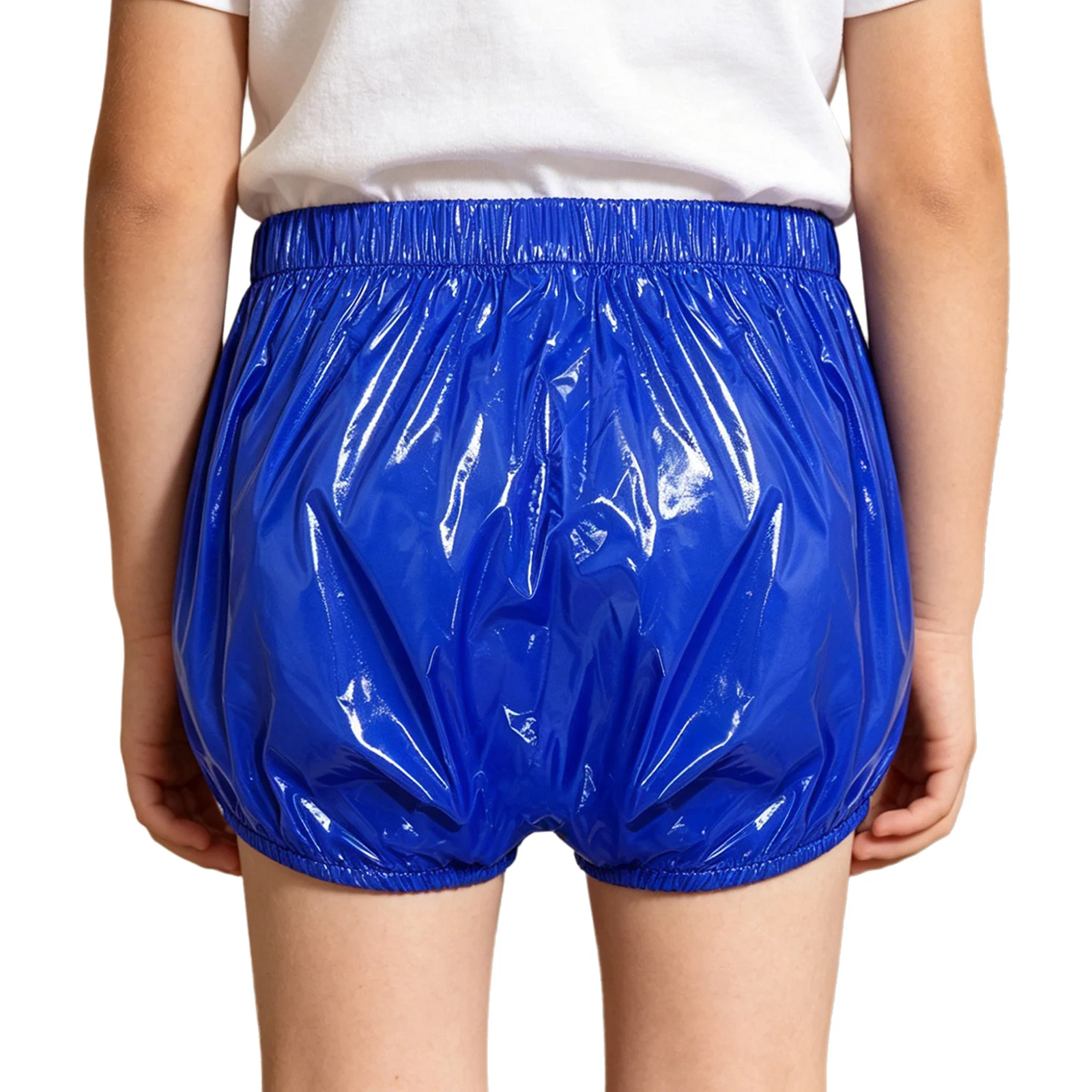 Kids Girls Boys Waterproof Diaper Cover Shorts Elastic Waistband Press Button Reusable Underwear Special Needs Adaptive Clothing