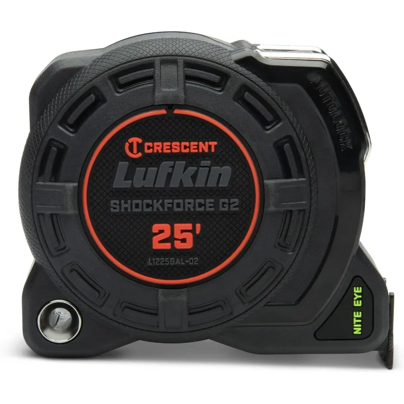 

Lufkin Shockforce G2 Nite Eye 25-ft Autolock Tape Measure- L1225BAL-02
